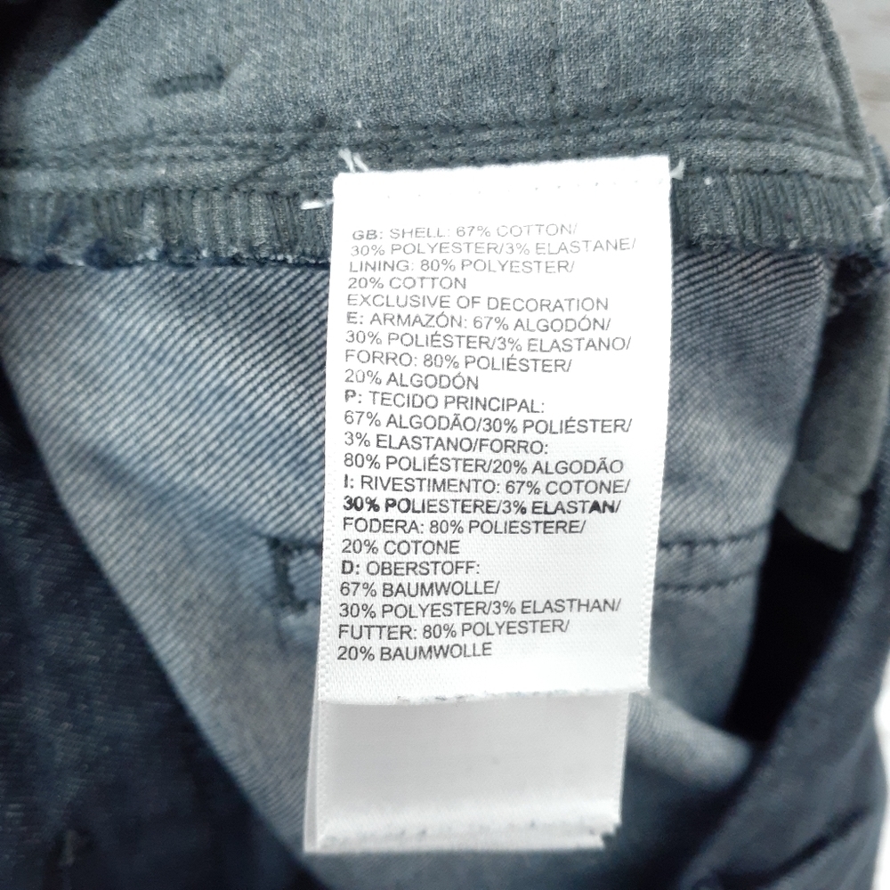 The North Face Lightweight Jeans Sz 6 Dark Gray 335 - Picture 4 of 5